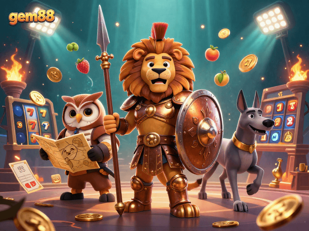 Experience thrilling gameplay with gem88's dynamic slot features in an engaging casino atmosphere.