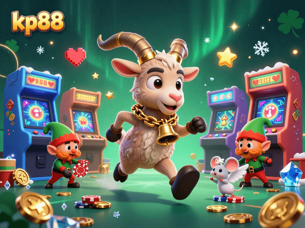 Experience the thrill of kp88 with Krampus running a vibrant holiday casino filled with fun and energy.