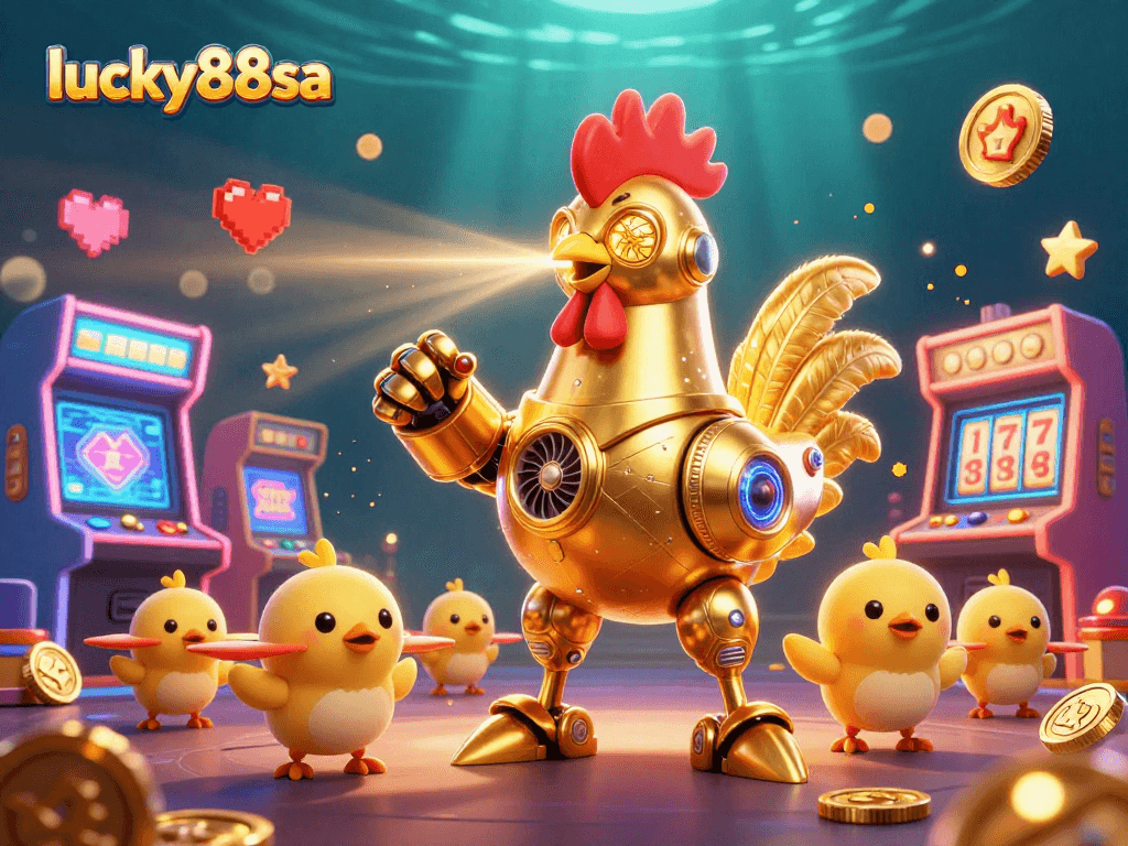 Play thrilling casino games with lucky88sa featuring vibrant 3D characters and game elements.