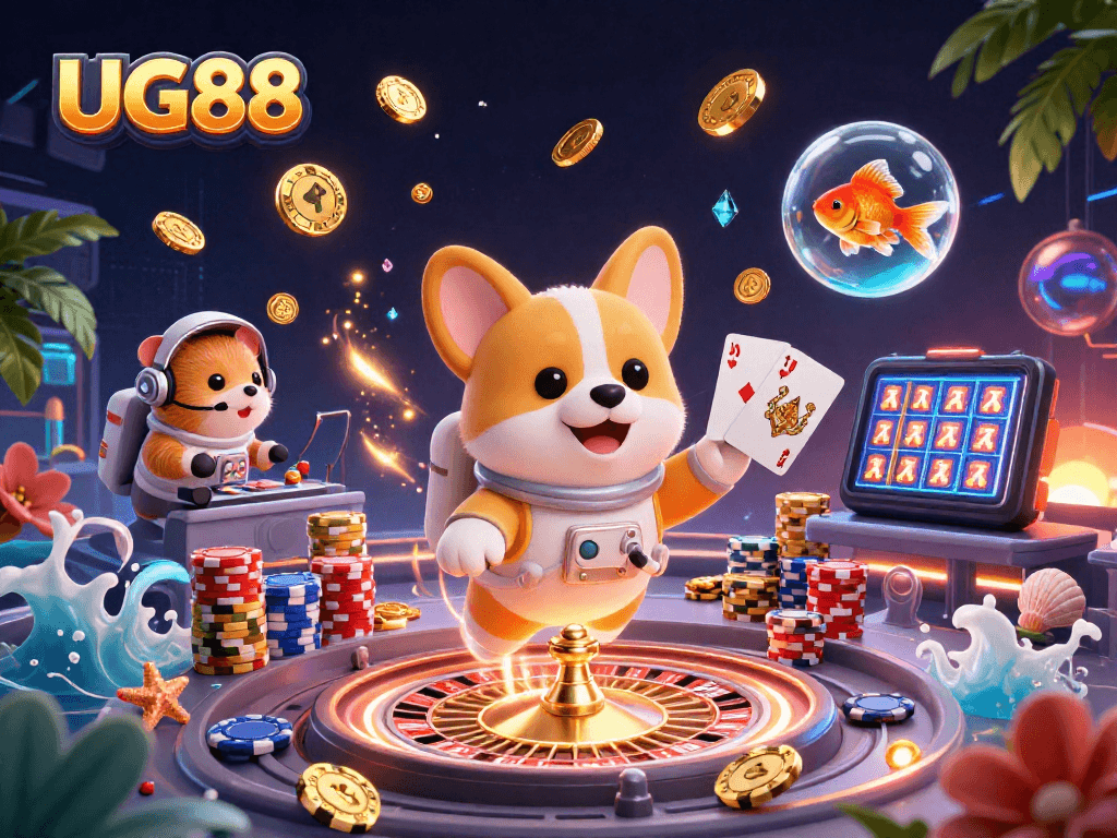Play and win at UG88's exciting space casino with unique characters and dynamic games!