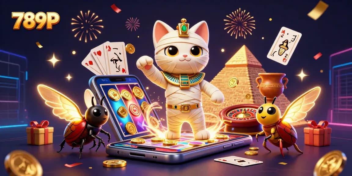Experience thrilling gameplay with 789P's vibrant casino scene featuring dynamic characters and gaming elements.