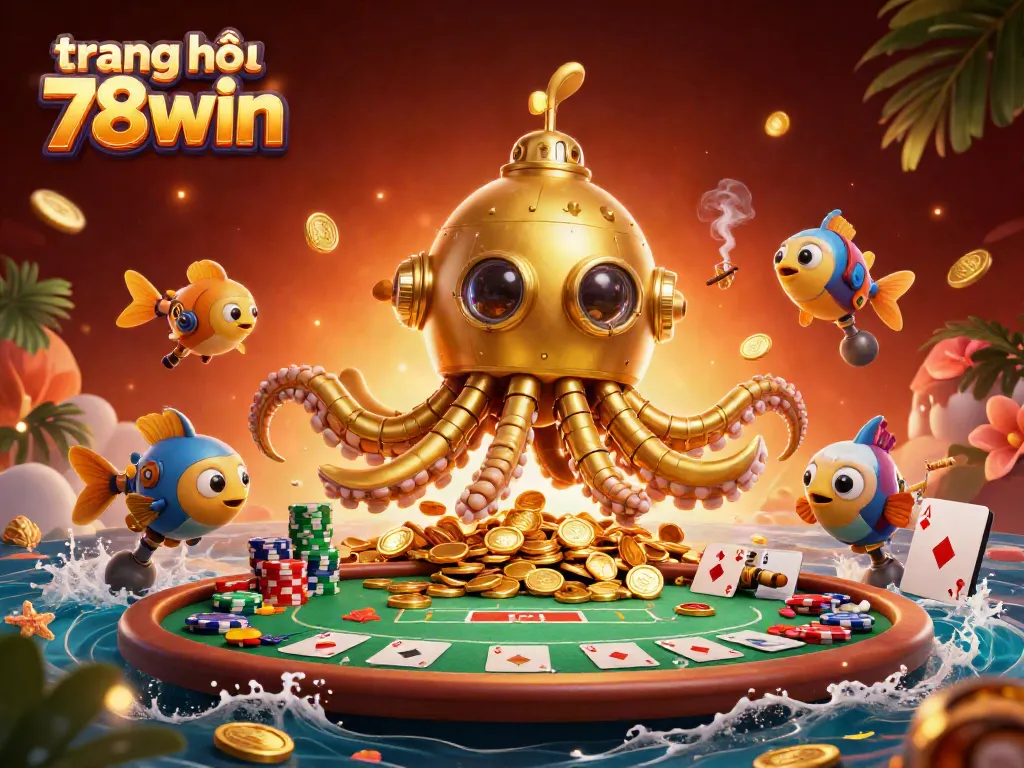 Engage in thrilling gameplay at trang chủ 78win, featuring a dynamic underwater casino adventure.
