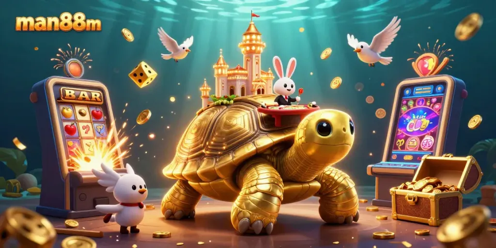 Experience incredible wins in man88m's vibrant casino world filled with golden treasures and exciting rewards.