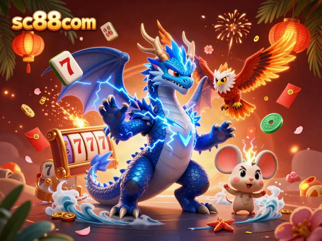 Engage with the exciting world of sc88com, featuring thrilling casino elements like slot reels and lucky 7s.