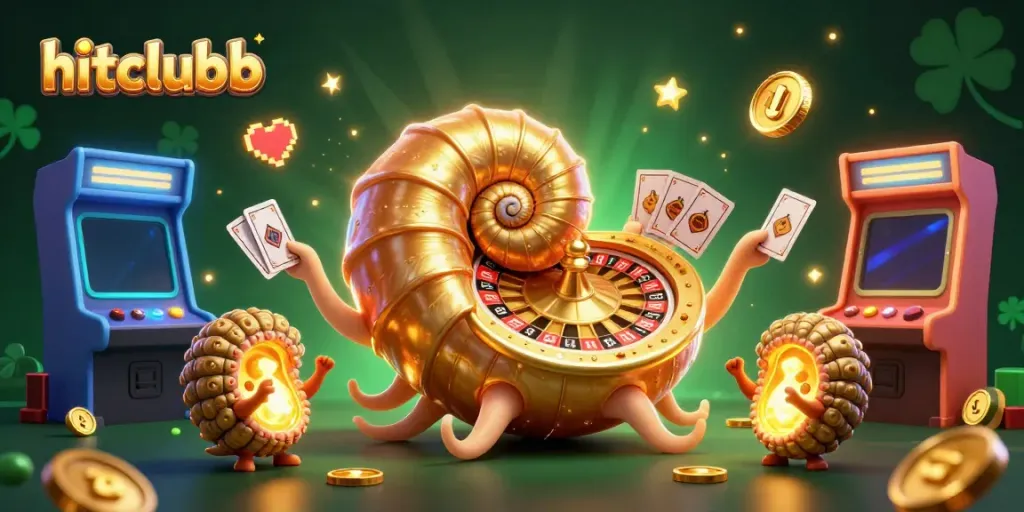 Join the excitement at hitclubb with giant nautilus roulette and glowing ammonite companions.