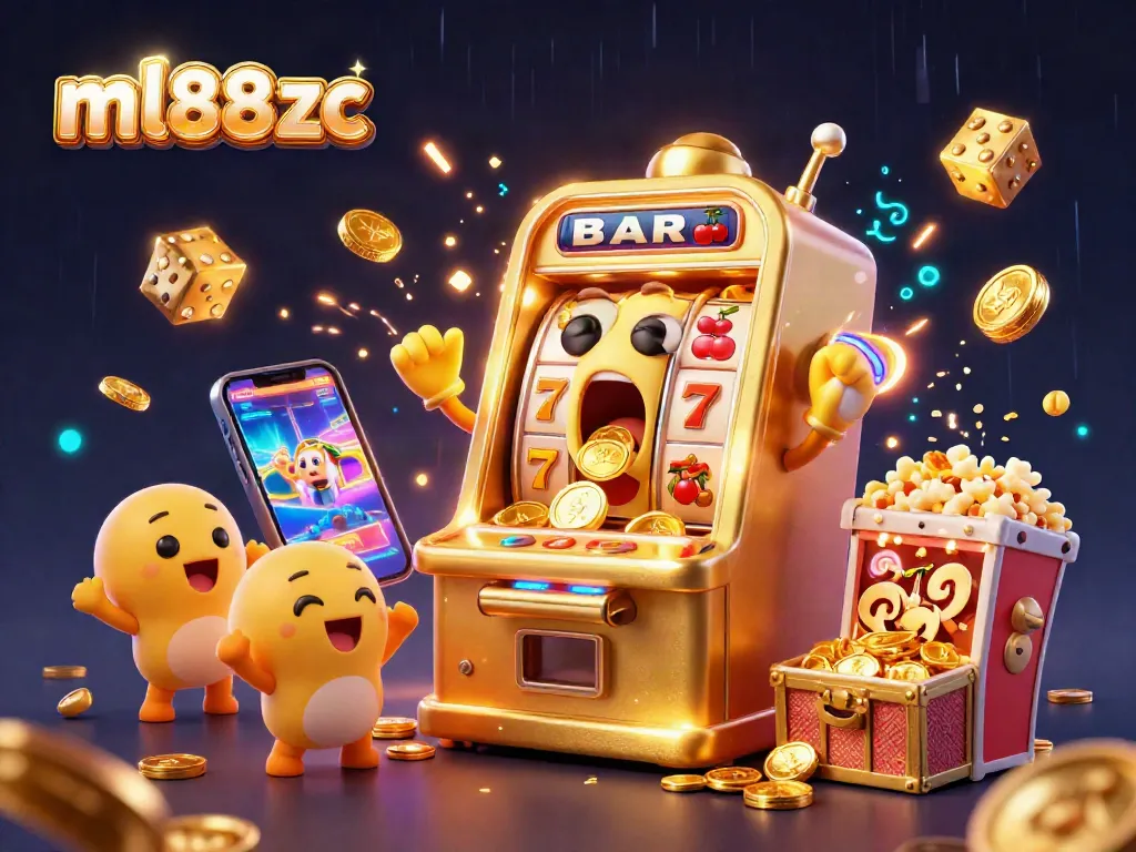 Spin to win with ml88zc's animated slot machine jackpot celebration filled with excitement!