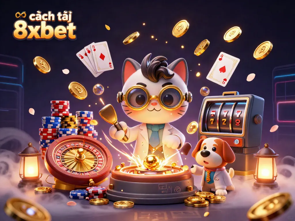 Experience how to download 8xbet with fun cartoon characters and exciting casino elements