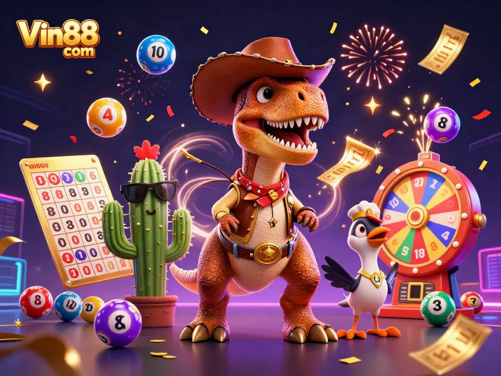 Experience thrilling gaming at Vin88 com with vibrant visuals and dynamic lottery themes.