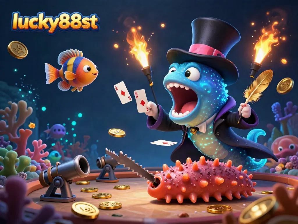 Experience thrilling underwater adventures at lucky88st with bioluminescent creatures and a shooting game.
