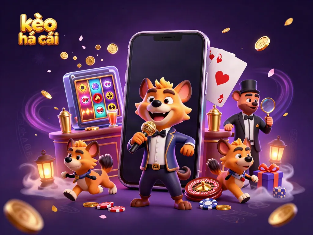 Join the vibrant world of kèo nhà cái with hyenas managing a lively sports betting club scene.